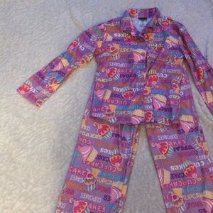 NWOT Joe Boxer girl pajamas 10/12